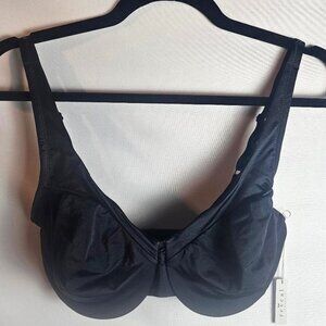 Reveal Lingerie 32 G Unlined Underwire Black Comfort Bra Style #830306 NWT